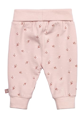 Sterntaler Hose Blümchen - Mädchen Babyhose mit Allover Print - Jogginghose aus Baumwolljersey mit elastischen Bündchen - Bequeme Kinder Schlupfhose, Kinderkleidung ab Geburt, zartrosa, Größe 62