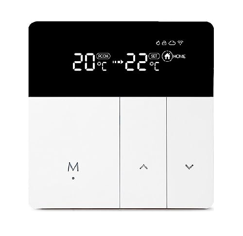 Termostato Digital Termostato inteligente, controlador de temperatura for el trabajo de calefacción de la caldera de Gas del suelo eléctrico del agua del hogar con la aplicación(Air Conditioning)
