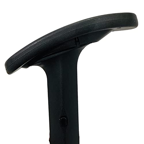 Image of GOYALSON Handle Office Chair revolving Visitor Chair Durable Handle Set nut Bolts & Key fit to Every Chair (Black with Circular Pad)
