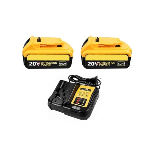 HRTYUCN 20V 4.0Ah Lithium Battery for Dewalt DCD791 DCF887