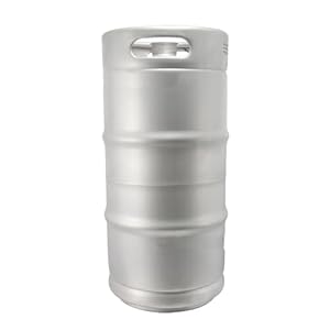 NJDQFA 30 Liter Bierfass, Edelstahl kommerzielles Bierfass, Bierbraugerät, Tragbares Druckfass Growler, für hausbrauen, Crafting und Fassbier
