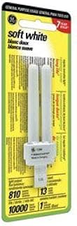 GE Lamps 13578 13-Watt Soft White, Plug-In Biax T4 1CD Light Bulb