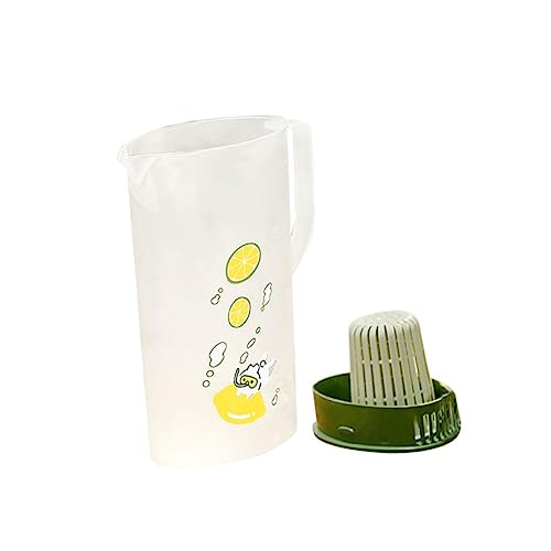 Holibanna Brocca Per Acqua Coperchio Capacità Ampia Per Bevande Quotidiane Per Casa o Ufficio Realizzata Materiali