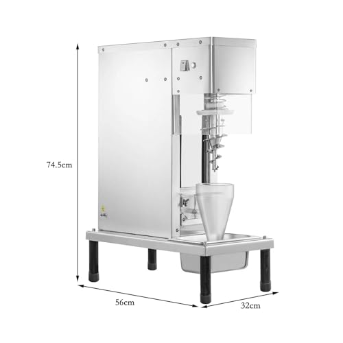 Eismaschine Kommerzielle Edelstahl-Eismaschine, gefrorener Joghurt, Mischmaschine, Kühlschrank, Milchshake-Ausrüstung Eismaschine für Haushalt – Bild 3