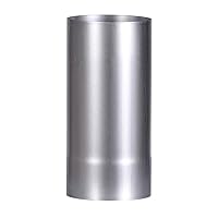 FIREFIX A120/2 FAL Ofenrohr, Länge 250 mm, ø 120 mm - Ofenrohre aus Stahlblech, 0,6 mm stark, konisch einsteckbar, Längen lasergeschweißt