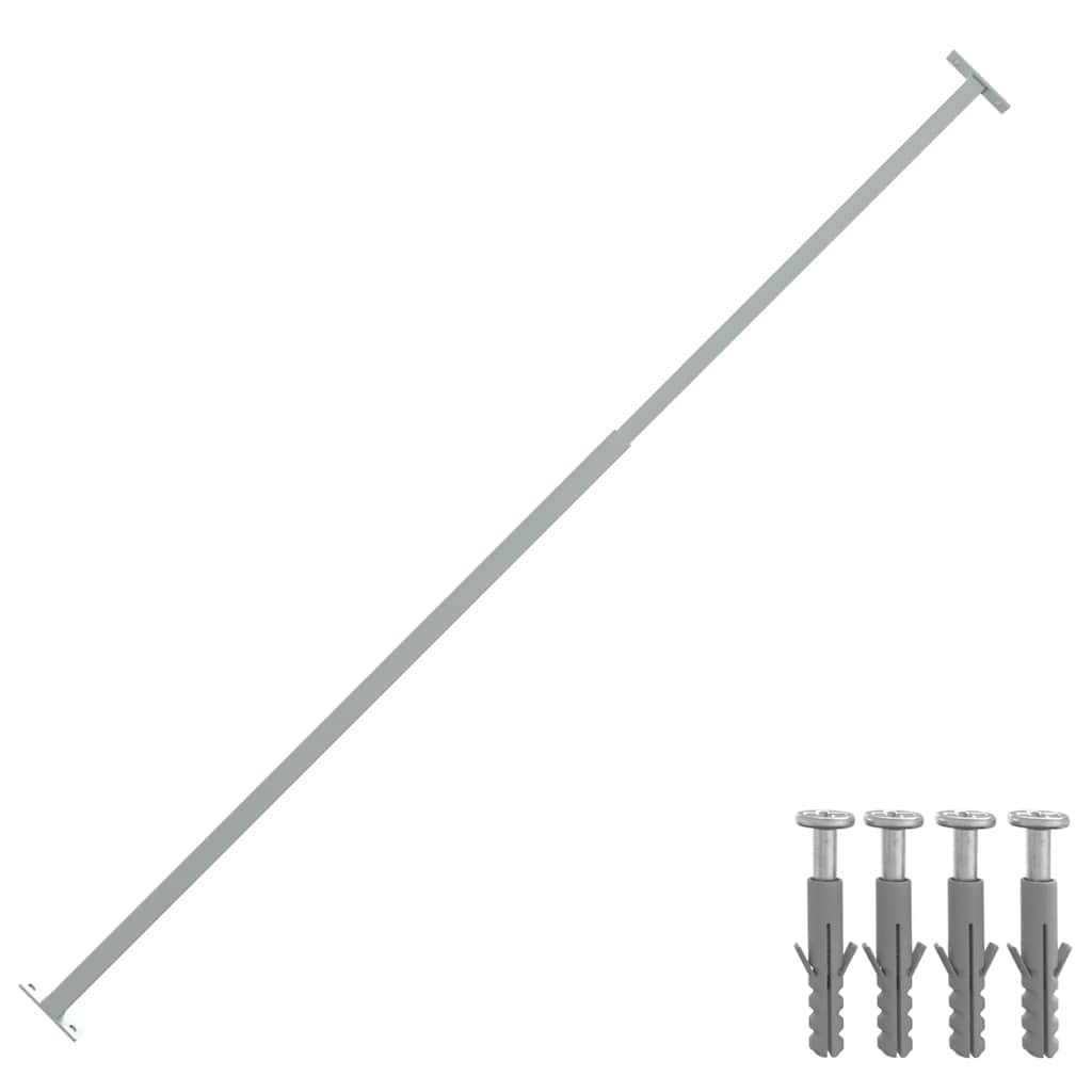 Vidaxl Adjustable Security Window Bar Steel Guard Safety Barrier Households 8718475737957