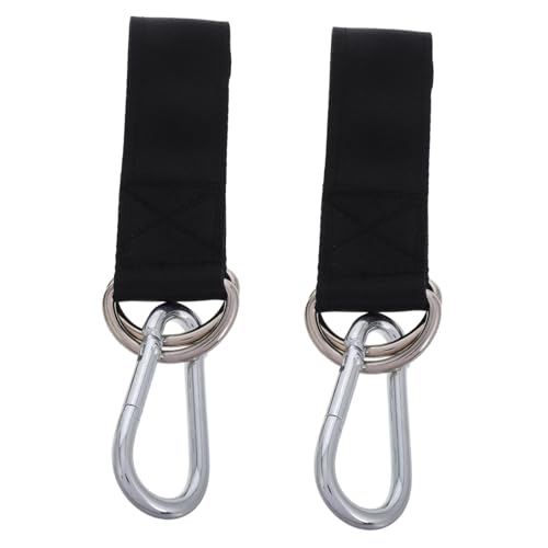 UKCOCO 1 Par Cinturón de Entrenamiento de dominadas Correas de Hamaca para arboles Saco de Boxeo Colgando Kit para Colgar Columpio de árbol Acero bajo en Carbono