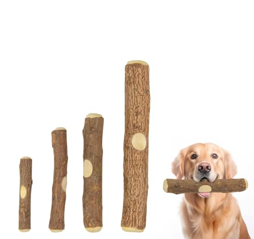 Natürlicher Kauknochen aus Neemholz für Welpen XS | Sicheres & Zahnpflegendes Kauspielzeug | Langanhaltender Kauspaß & Beschäftigung | Kaustab aus Neem Holz für Welpen & Kleine Hunde (S)