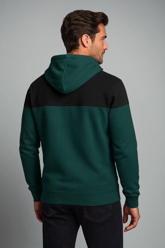 Image of Color Block Printed Hoodie for Men|| Sweatshirt Regular Fit