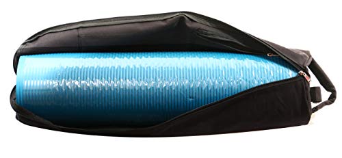 Kd Sports Yoga Bag Mat Cover Full Zip Carry Bag With Multiple Pockets Storage Area Adjustable Strap (L-Black) (Yoga Cover) #TOP4