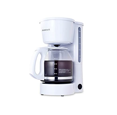 Admiral 12 Cup Coffee Maker and Pot White
