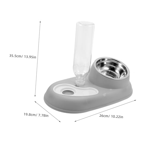 CORHAD Automatischer Futter Und Wasserspender Für Hunde Und Katzen Praktische Lösung Für Haustierbedarf Mit Integriertem Wassersystem Und Futterfreundlichem Design Für Zuhause Oder