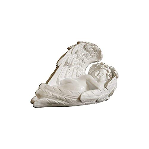 Décorations de table statue d'ange Cupidon en résine blanche pour ornements de Noël