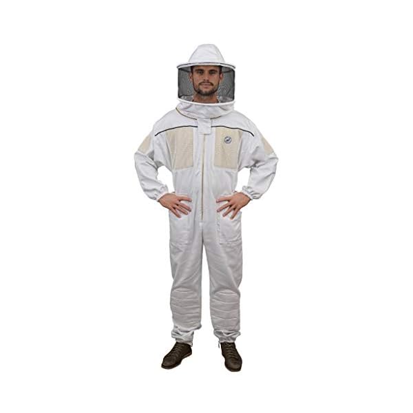 Humble Bee 430 Belüfteter Imkeranzug mit Rundschleier, arctic white, xx-large