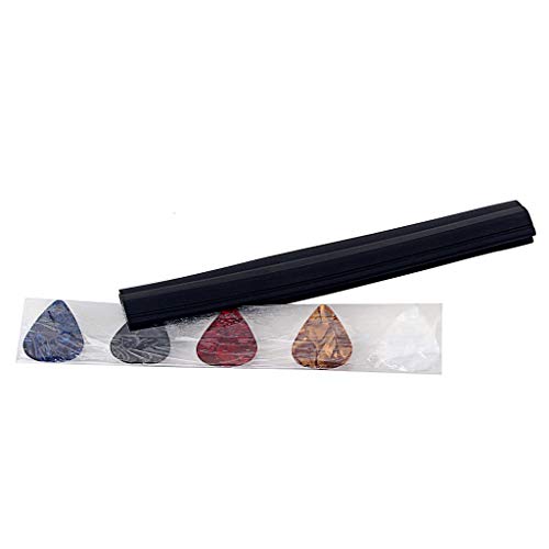 Alnicov Support de médiators pour guitare Pince de serrage Support de micro en caoutchouc noir avec 5 pics - Les Beatles, Paul McCartney, John Lennon, RIngo Starr, George Harrison Alnicov Support de médiators pour guitare Pince de serrage Support de micro en caoutchouc noir avec 5 pics – Image 6