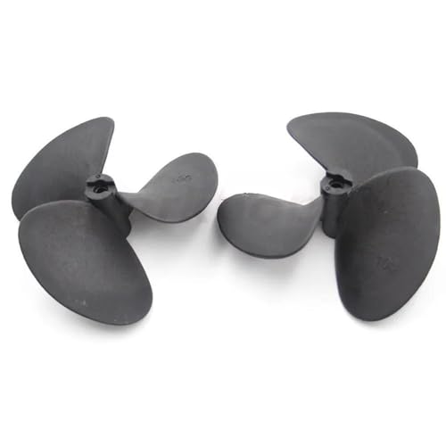 SPARKHOBBY Ship Model 3 Blade 80mm 90mm 100mm 1.6 Pitch 5mm Shaft Nylon Underwater Propeller for Trawler Fishing Boat Remote Control Boat (1PC 80mm CCW)