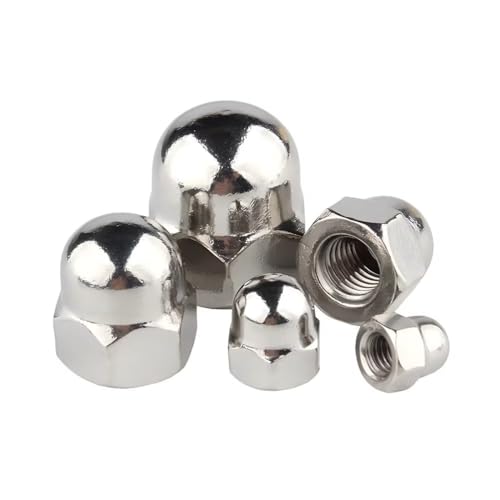 SYDARSYN M16 Dome Cap Nut 304 Stainless Steel Acorn Nuts M16 (3 pcs), Silver - Image 4
