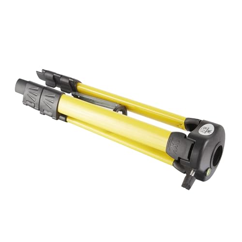 TOPWAY Laserowy statyw teleskopowy 37-74 cm, 3-częściowy, uchwyt statywu z regulacją wysokości do lasera obrotowego i lasera liniowego, drążek laserowy od podłogi do sufitu, model 311580