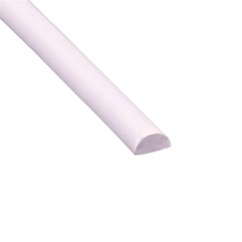 Pręty akrylowe, 20 szt. prętów półokrągłych ABS, 500 mm x 1-6(4x500mm)