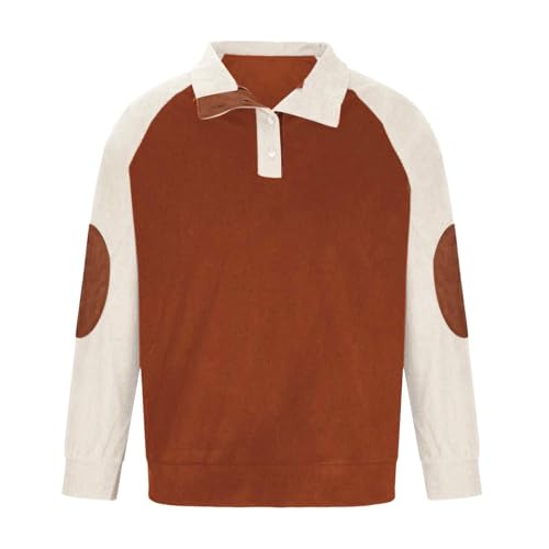Sweat lourd pour homme manches longues veste t-shirt à capuche décontracté mi-saison café XL