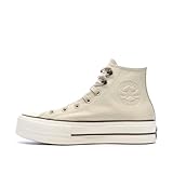 Optez pour ces baskets Converse - Coloris : Beige - Tige cuir - Semelle caoutchouc - Fermeture à lacets - Coupe montante