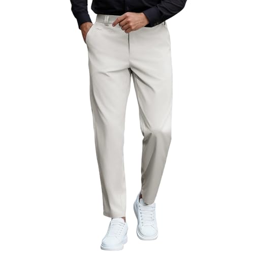 Pantalon chino classique confortable quotidien avec poches latérales