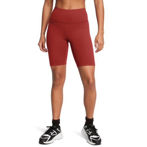 Under Armour Damen Motion Bike Shorts, (840) Earthen Orange/Schwarz, Klein – Ansicht 1