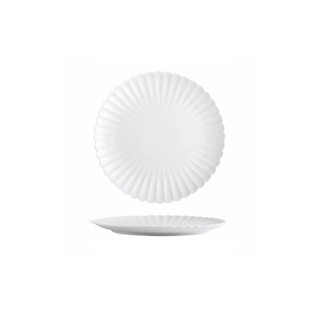 WOTZOV Salad Bowl 2-Pack Serving Plates Household Serving Plates Ceramic Serving Plates Cake Plates For Salads, Noodles, Steaks Kitchen Supplies，A Large