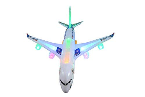 Lukas A380 Aeroplane Toy for Kids with Beautiful Lights and Sound, Airplane Toy for Kids