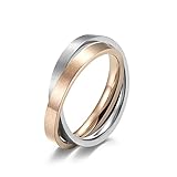 El diseño minimalista, la apariencia de lujo, el anillo de los hombres se encuentra en un ancho de 3 mm, un filo biselado elegante y una tecnología cepillada mate, simple pero hermosa.