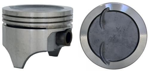LowPricedAutoParts Single Dish Top Piston for 67-95 GM/Chevrolet 5.7L/350 | .030 (.75mm Oversized) | 4.030in. Bore Diameter
