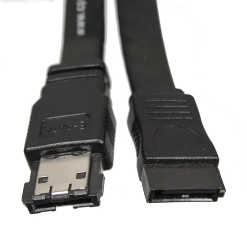 Cable eSATA a SATA de 6 pies con cables trenzados