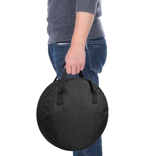 Drum Practice Pad Bag Drum Pad Bag Portable 14 Inch Practice Pads Carrying Case, Oxford Cloth...