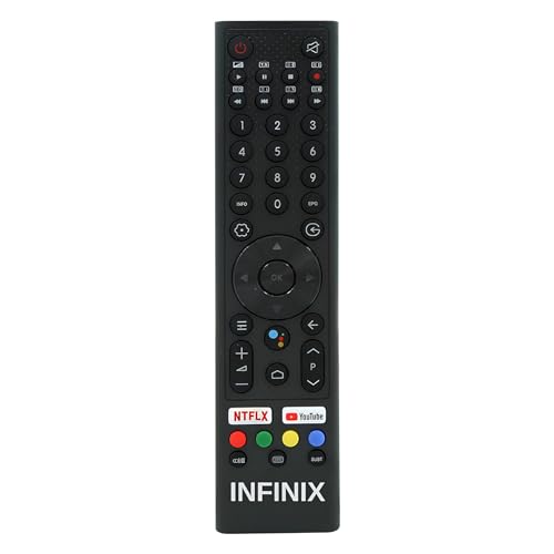 Image of K2ORA Remote for Infinix 4K Smart LED /LCD TVs - Universal Compatible Infinix TV Replacement Remote Controller with YouTube, Netflix Hotkeys (Without Voice Command)