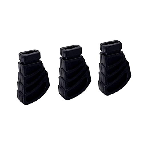 Toyvian 6pcs Pies de Rack para Batería para Soporte de Platillos Partes de Percusión Pies de Goma para Estabilidad miniatura 2