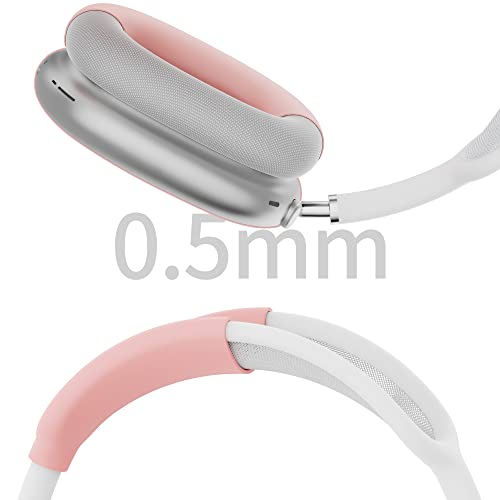 TUCANA Silicon Cases for AirPods Max - Overhead + Earcup + Ear Pad Cover (Pink) - Image 3