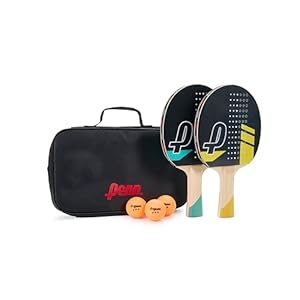 Penn 5.0 Professional Ping Pong Paddles - Choose Single Table Tennis Paddle, or Deluxe 2 or 4 Player Kit with Balls and Storage Case Penn 50 Professional Ping Pong Paddles Choose Single Table Tennis Paddle or Deluxe 2 or 4 Player Kit with Balls and Storage Case