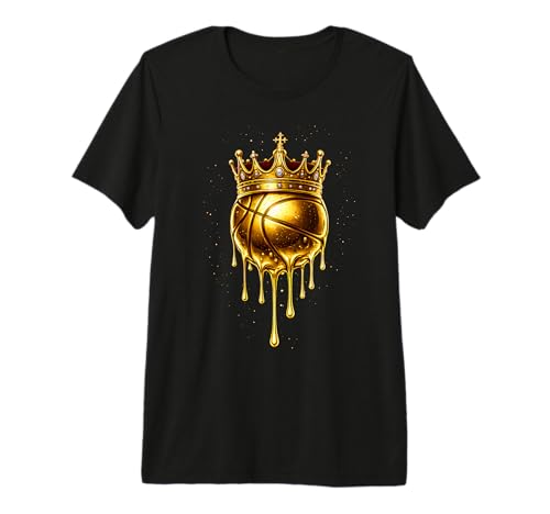Gold Dripping Basketball Trendy Urban Respect The Drip Premium Tri-Blend T-Shirt