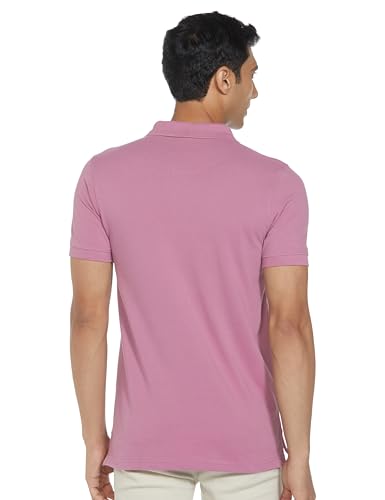 Image of Amazon Brand - Symbol Men's Cotton Rich Solid Polo Tshirt | Collar Tshirts | Half Sleeves | Plain-Regular Fit (Available in Plus Sizes and Combo Pack of 2)