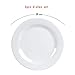 Melamine Plates - 10inch 4pcs Dinner and Salad Plates set for Everyday Eating,Break Resistant,White
