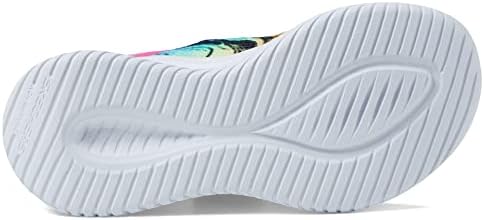 Skechers Girls Ultra Flex 3.0-Cosmo Swirl Sneaker, Black/Multi, 13 Little Kid | Image 2
