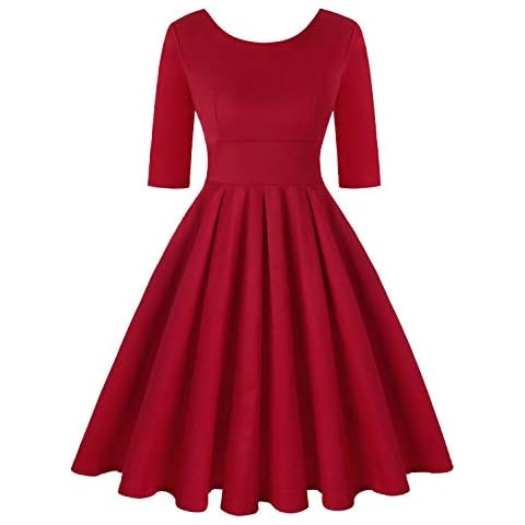 MINTLIMIT 50s Retro Floral Cocktail Dress Cover