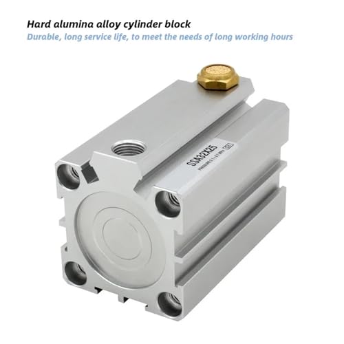 Cylindre pneumatique SSA25 compact pour espaces restreints