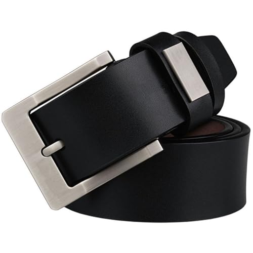 Business Casual Retro Fashion Men's Belt, Pin Buckle, 38mm Width, Suitable for Formal Jeans Casual Pants, Gift