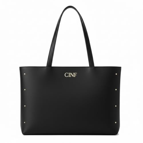 Bolsa Sacola Feminina Grande De Ombro Universitária Reforçada (Preta)