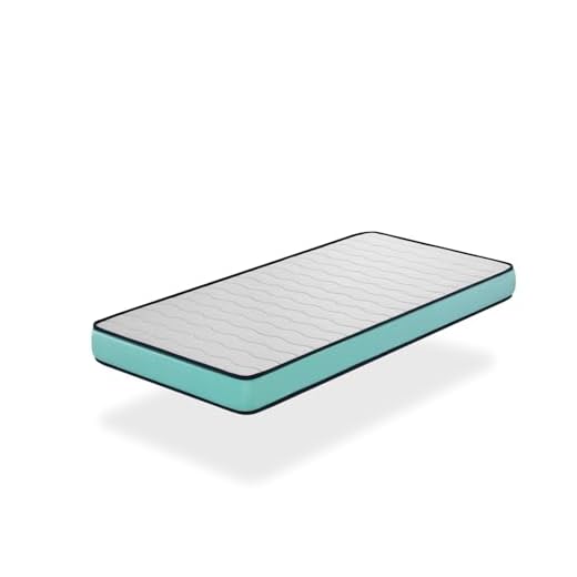 DORMISSIMO Materasso 90X200 LETTO BAMBINI, Altezza 14 CM, PROMO CONFORT ergonomico, Traspirante, Memory. Ideale per letto estraibile