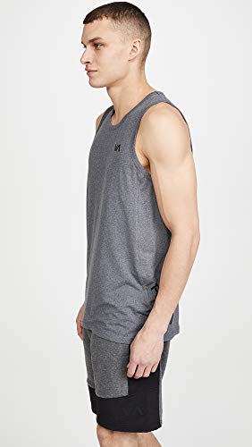 RVCA mens Sport Vent Tank T Shirt, Charcoal Heather, XX-Large US