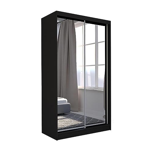 BEAUTY SOFA Mars Meble Armoire avec Portes coulissantes Debra Armoire avec miroirs Penderie,...