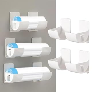 Tolenre 4 Pieces Garbage Storage Hooks, Wall Mounted Garbage Bag Holders,Wall Mounted Garbage Bag Dispenser,Garbage Bag Organizer for Storing and Organizing Kitchen Accessories