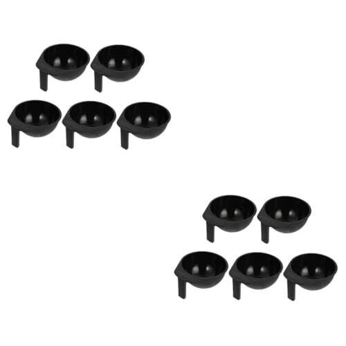 HONMEET 2sets Hair Color Dye Mixing Bowl Styling Tool for Salon Portable Hair Mixing Bowl 5pcs*2